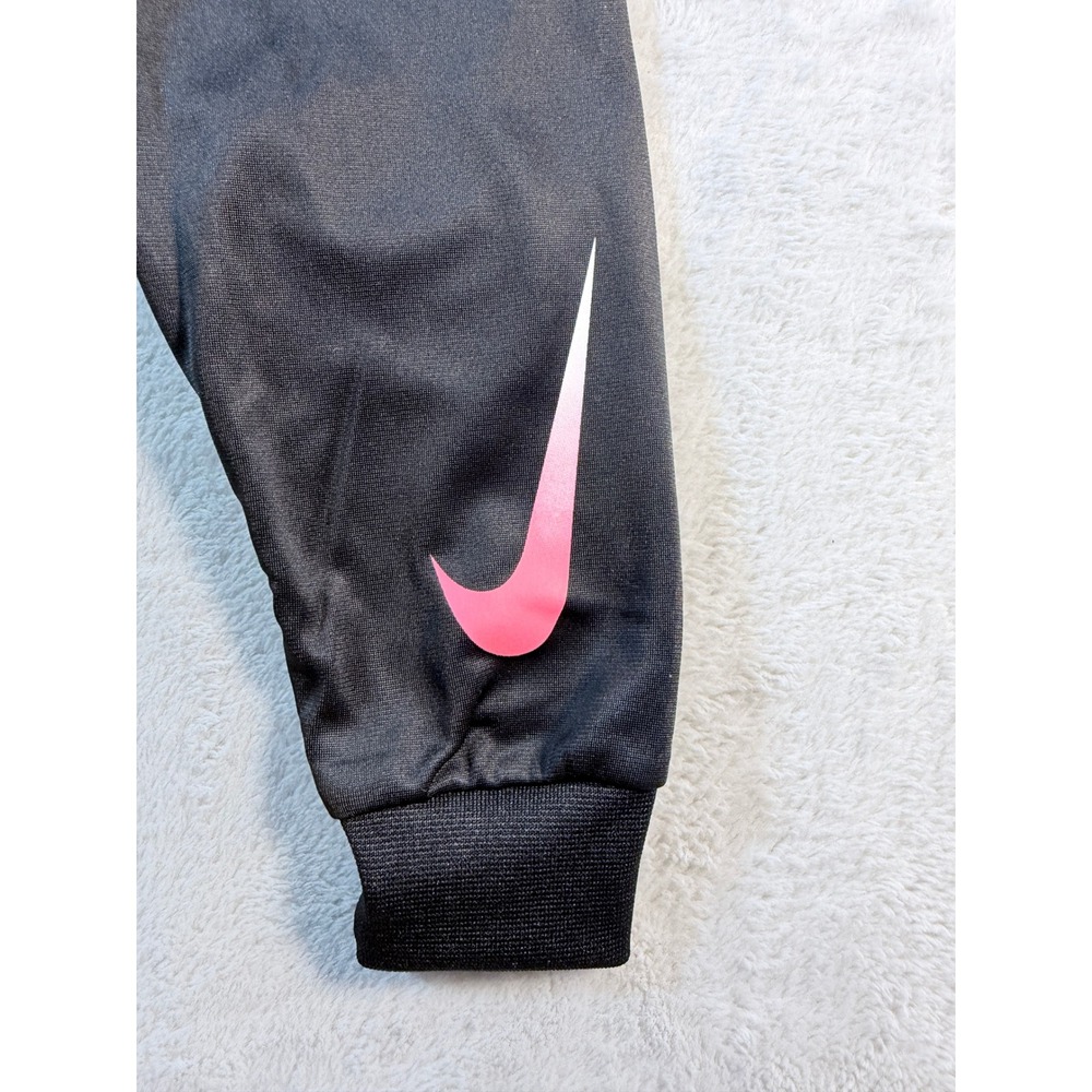 Nike Girls Pink Black‎ 2 Piece Tracksuit Set Full Zip Jacket Pants Size 12M NWT - Picture 11 of 16